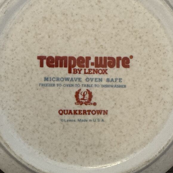 VTG Lenox Quakertown Temper-Ware Sugar with Lid Creamer Discontinued Replacement - Picture 14 of 16